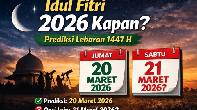 Idul Fitri 2026 Kapan Ini Penjelasan Lebaran 1447 H dan Jadwal Resmi Pemerintah