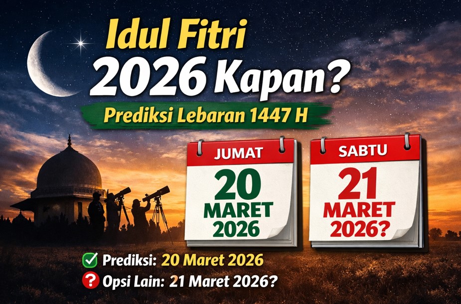 Idul Fitri 2026 Kapan? Ini Penjelasan Lebaran 1447 H dan Jadwal Resmi Pemerintah