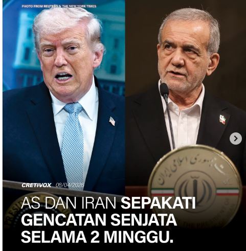 AS dan Iran Sepakat Gencatan Senjata 2026, Dampak Konflik Timur Tengah Jadi Sorotan Dunia
