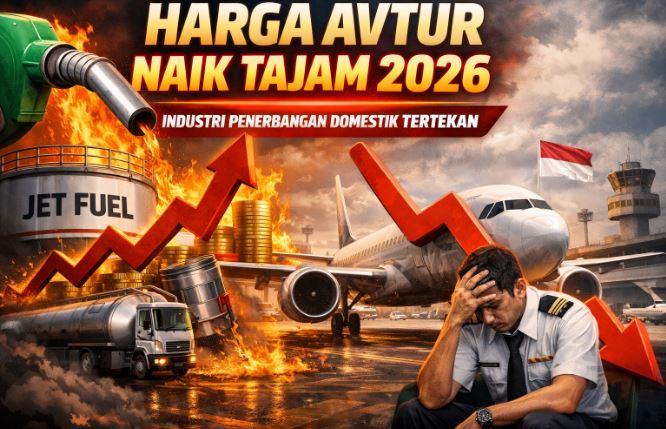 Harga Avtur Naik 2026, Industri harga avtur naik 2026Penerbangan Domestik Tertekan