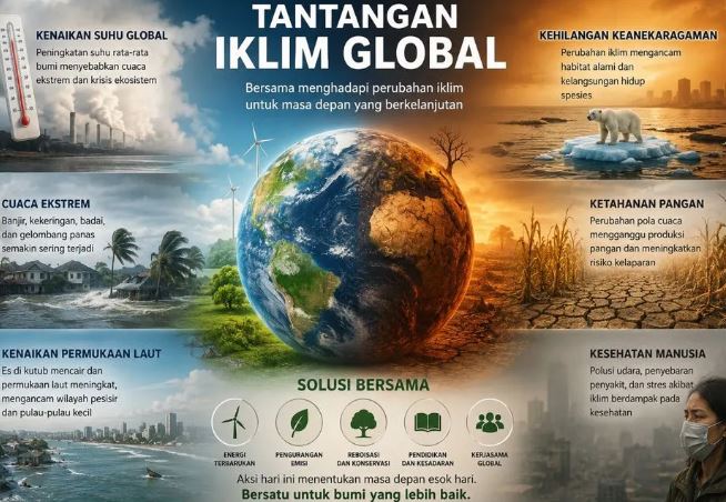 Indonesia Hadapi Tantangan Ekonomi Global, Perubahan Iklim, dan Transformasi Digital