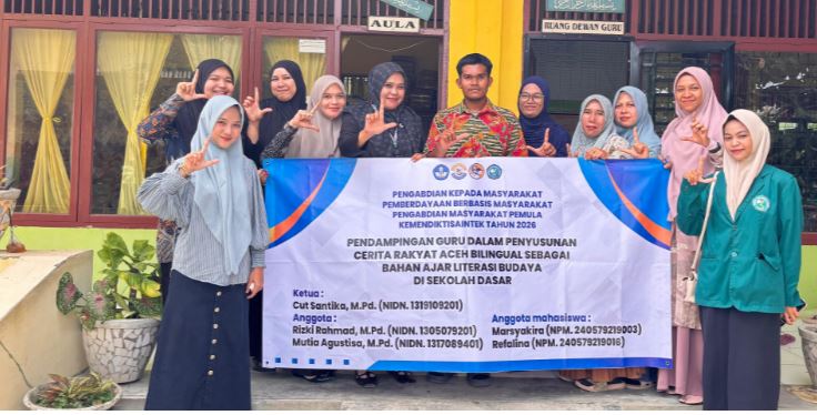 Pendampingan Guru SD Negeri 1 Kuala Susun Cerita Rakyat Aceh Bilingual untuk Literasi Budaya