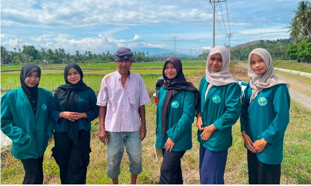 Tim Khusus Ilmu Pertanian UNIKI Bireuen Turun ke Lapangan, Serap Aspirasi Petani Padi Desa Tambo Tanjong