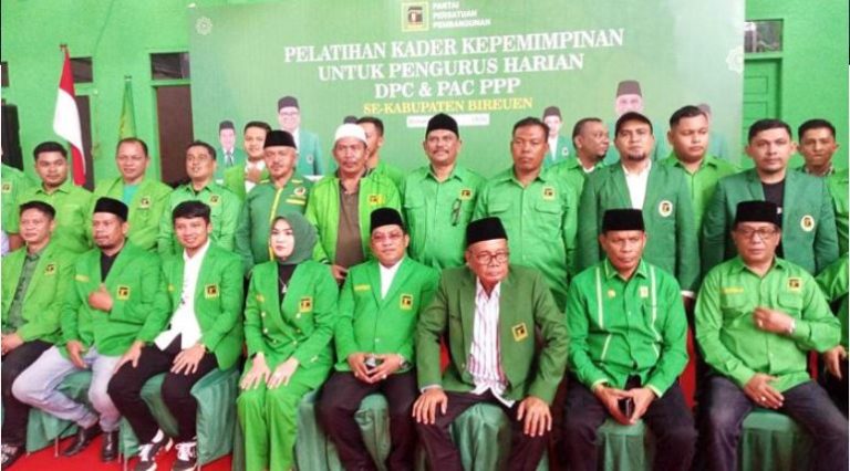 Pelatihan Kader Kepemimpinan PPP Bireuen Perkuat Kapasitas Pengurus DPC dan PAC