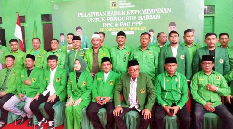 Pelatihan Kader Kepemimpinan PPP Bireuen Perkuat Kapasitas Pengurus DPC dan PAC